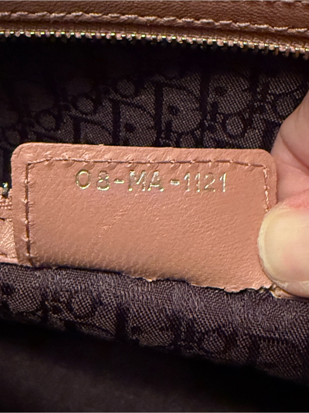 Christian Dior Large LADY DIOR Bag Pristine in Powder Pink Lambskin 💖 - Picture 8 of 14